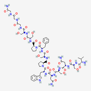 Chemical structure of Caloxin 2A1 TFA