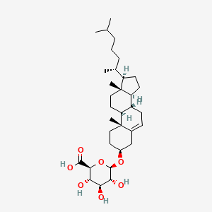 Chemical structure of Cholesterol glucuronide