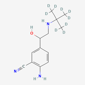 Chemical structure of Cimbuterol-D9