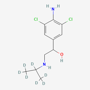Chemical structure of Clenproperol-D7