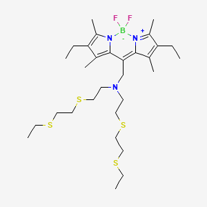 Chemical structure of Coppersensor 1