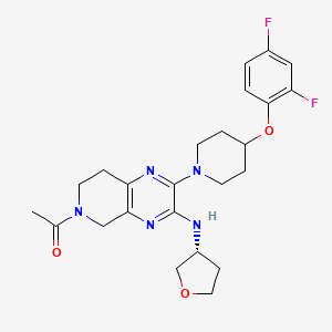 Chemical structure of CVN424