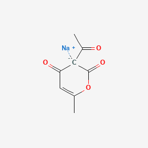 Chemical structure of Dehydroacetic acid sodium