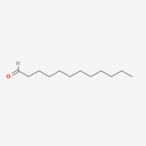 Chemical structure of Dodecanal