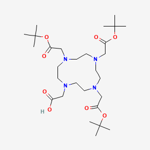 Chemical structure of DOTA-tri(t-butyl ester)