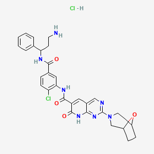Chemical structure of DYRKs-IN-1 hydrochloride