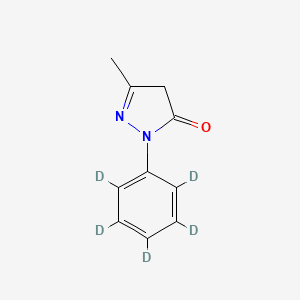Chemical structure of Edaravone D5
