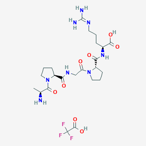 Chemical structure of Enterostatin(human,mouse,rat) TFA