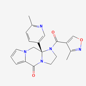 Chemical structure of Enzaplatovir