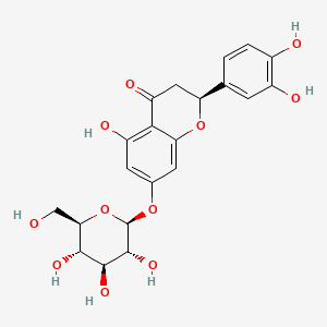 Chemical structure of Eriodictyol-7-O-glucoside