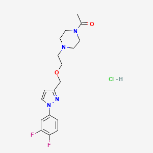 Chemical structure of EST64454 hydrochloride