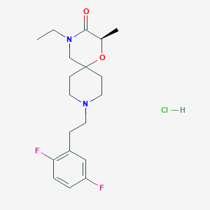 Chemical structure of EST73502 hydrochloride