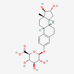 Chemical structure of Estriol 3-glucuronide