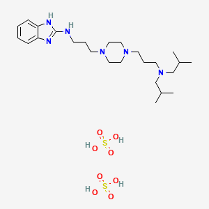 Chemical structure of Ezeprogind disulfate