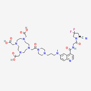 Chemical structure of FAPI-46