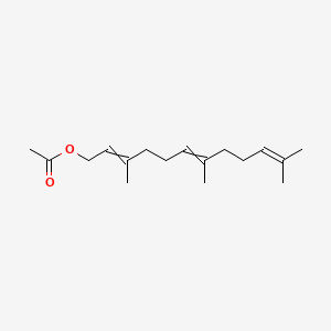 Chemical structure of Farnesyl acetate
