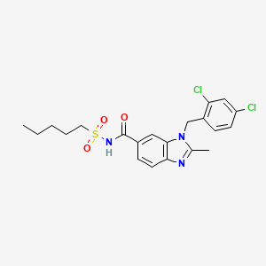 Chemical structure of FK614