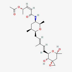 Chemical structure of FR901464