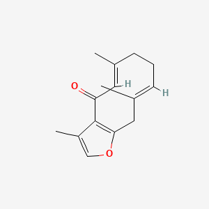 Chemical structure of Furanodienone
