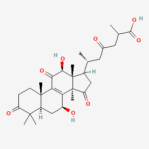 Chemical structure of Ganoderic acid D2