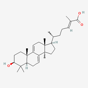 Chemical structure of Ganoderic acid Y