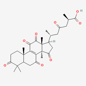 Chemical structure of Ganosporeric acid A