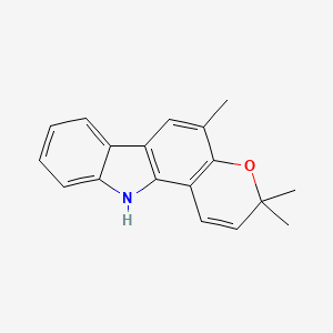 Chemical structure of Girinimbine