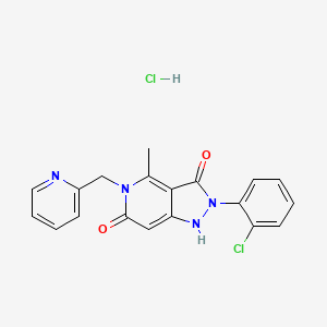 Chemical structure of GKT136901 hydrochloride