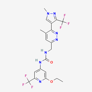 Chemical structure of GLPG2938