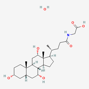 Chemical structure of Glycocholic acid hydrate