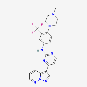 Chemical structure of GW779439X