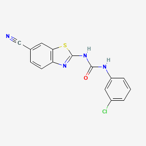 Chemical structure of HB007