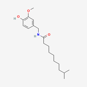 Chemical structure of Homodihydrocapsaicin