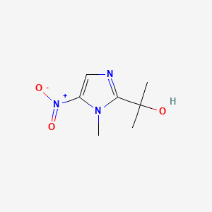 Chemical structure of Hydroxyipronidazole