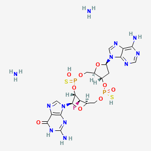 Chemical structure of IACS-8803 diammonium