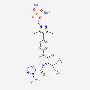 Chemical structure of IL-17 modulator 1 disodium