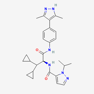 Chemical structure of IL-17 modulator 4