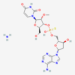 Chemical structure of Inarigivir ammonium