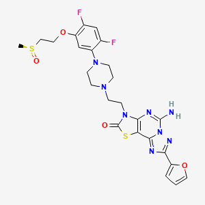 Chemical structure of Inupadenant
