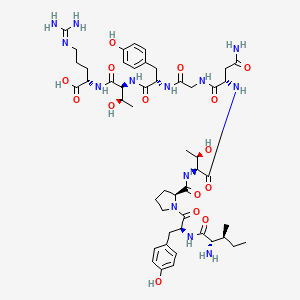 Chemical structure of IYPTNGYTR acetate