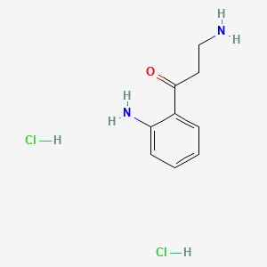 Chemical structure of Kynuramine dihydrochloride