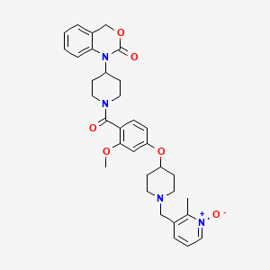 Chemical structure of L-372662