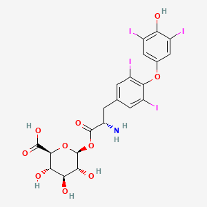 Chemical structure of Levothyroxine acyl glucuronide