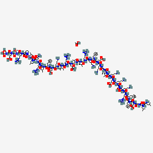 Chemical structure of LL-37, human acetate