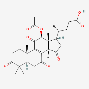 Chemical structure of Lucidenic acid D