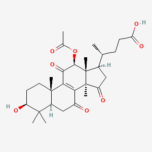 Chemical structure of Lucidenic acid E