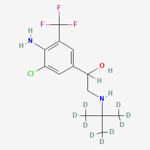 Chemical structure of Mabuterol-D9