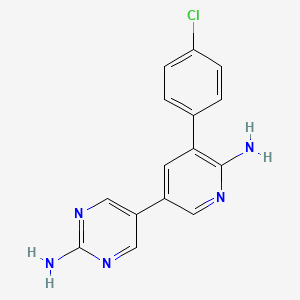 Chemical structure of MAP4K4-IN-3
