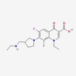 Chemical structure of Merafloxacin