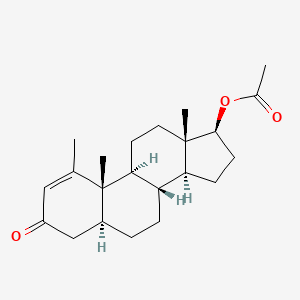 Chemical structure of Methenolone acetate
